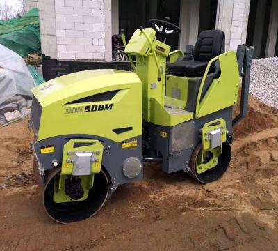 奔馬小型壓路機(jī)土方壓實(shí)、溝槽回填施工案例